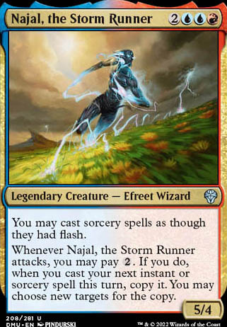 Featured card: Najal, the Storm Runner