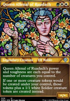 Queen Allenal of Ruadach feature for One For Allenal [Q. Allenal Token Aggro]