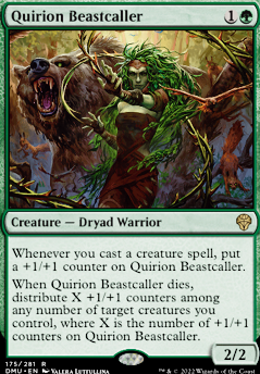 Quirion Beastcaller feature for Selesnya counters