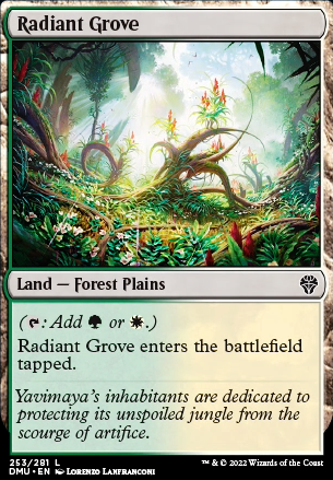 Radiant Grove feature for Unicorn's Army