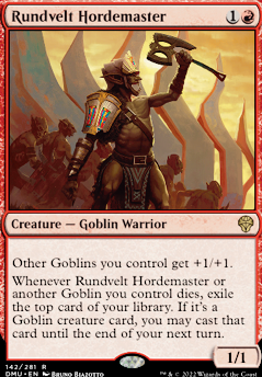 Rundvelt Hordemaster feature for Goblin Commander