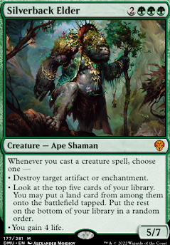 Silverback Elder feature for Nissa, Ascended Animist stompy time