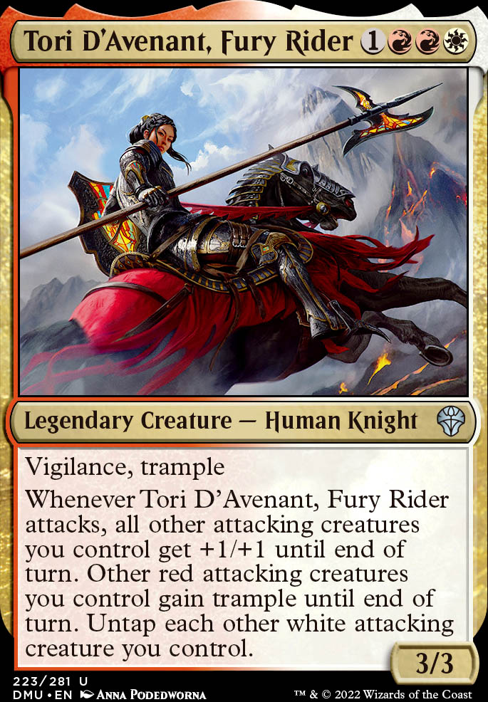 Featured card: Tori D'Avenant, Fury Rider