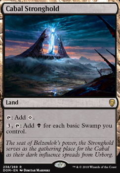 Cabal Stronghold feature for Mono B Zombie Tokens