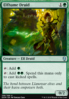 Elfhame Druid feature for Nissa BOOM BOOM