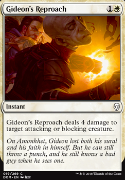 Featured card: Gideon's Reproach