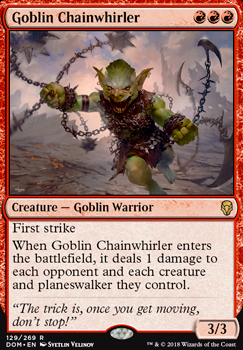 Featured card: Goblin Chainwhirler