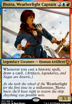 Jhoira, Weatherlight Captain feature for The Flight of the Weatherlight