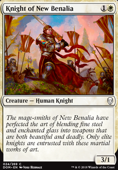 Knight of New Benalia feature for Pauper Knights