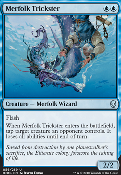 Merfolk Trickster feature for Mono Blue Tempo