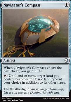 Navigator's Compass feature for Sisay Lore