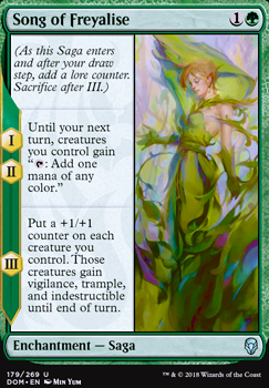 Song of Freyalise feature for Another stank fungus deck