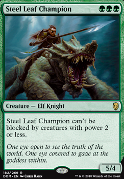 Steel Leaf Champion feature for [Modern] Mono Green Stompy Competitive 2024