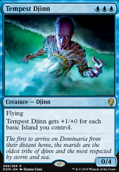 Tempest Djinn feature for Delver Djinn