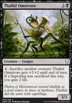 Thallid Omnivore feature for Pauper Slimefoot