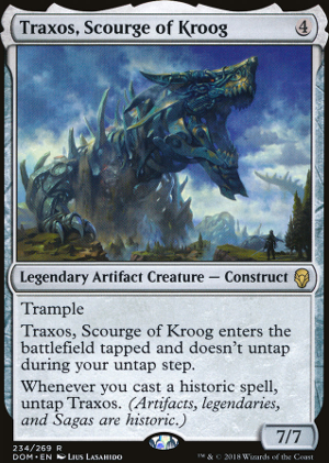 Traxos, Scourge of Kroog feature for Historic Flash