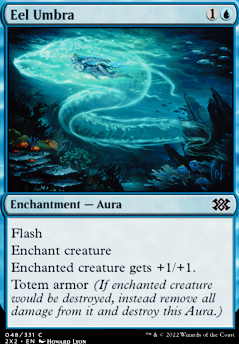 Eel Umbra feature for Simic deep sea creatures theme deck