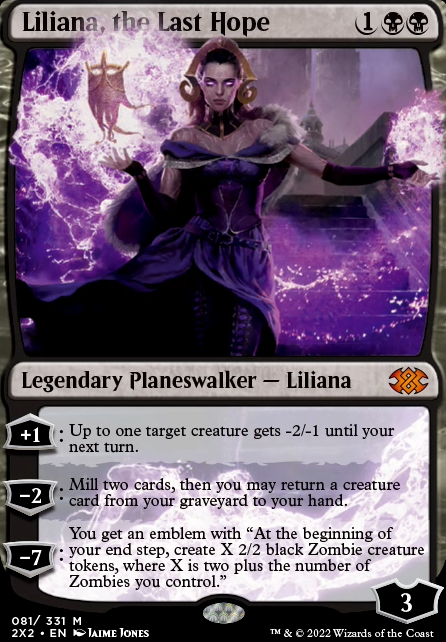 Liliana, the Last Hope feature for Liliana Zombie