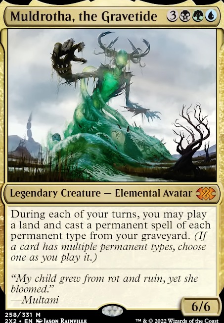 Muldrotha, the Gravetide feature for Ebb of the Grave