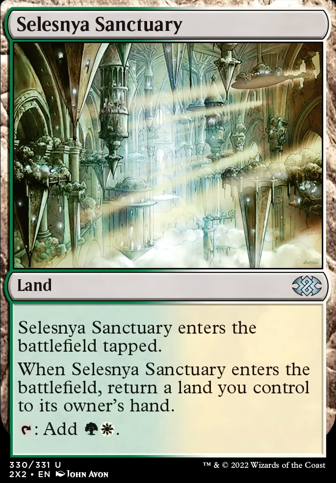 Selesnya Sanctuary feature for G/W Token