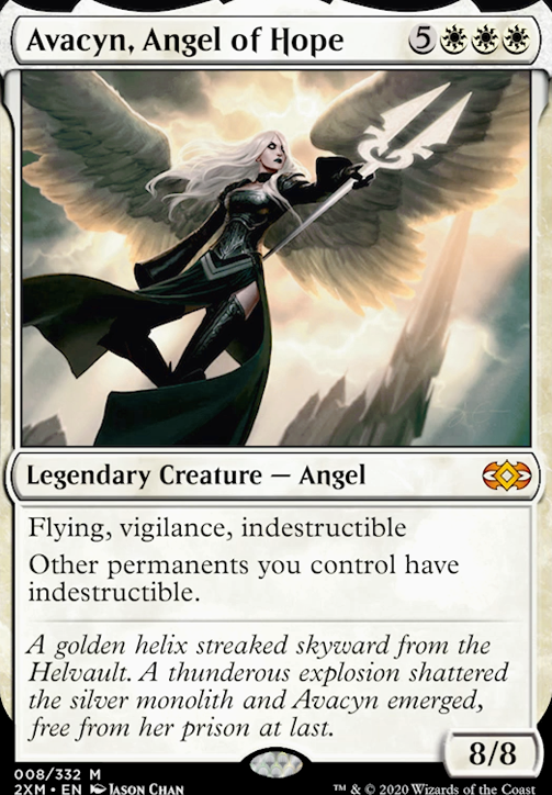 Avacyn, Angel of Hope feature for dragon/angel/devil