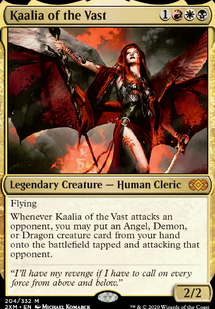Kaalia of the Vast feature for Kaalia, the Multiverse Ender
