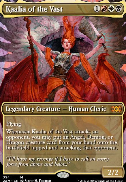 Kaalia of the Vast feature for Angels Demons and Dragons Oh My!  Kaalia