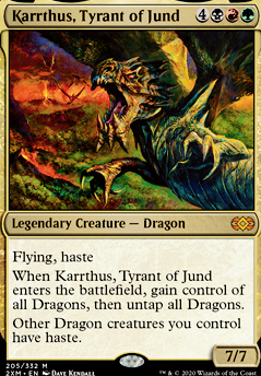 Karrthus, Tyrant of Jund feature for Jund Landfall