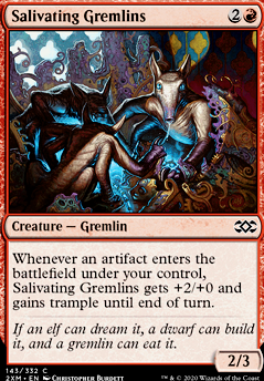 Salivating Gremlins feature for [PAUPER] BR Salivating Salvager (sacrifice combo)