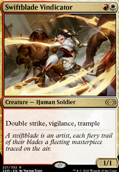 Swiftblade Vindicator feature for Boros Soldiers EDH