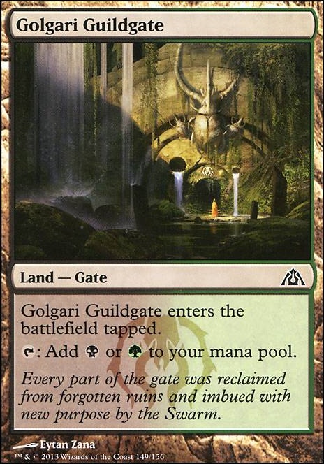 Golgari Guildgate feature for Theme Decks: Golgari Swarm