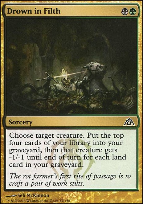 Drown in Filth feature for Pauper Lands