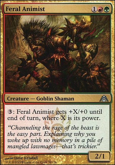 Featured card: Feral Animist