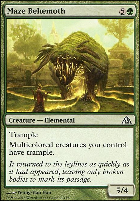 Featured card: Maze Behemoth