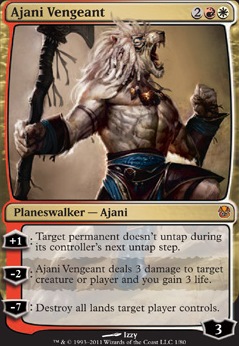 Ajani Vengeant feature for World's smallest deck