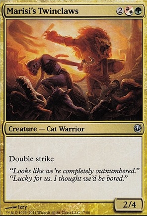 Marisi's Twinclaws feature for duel deck world's smallest edh