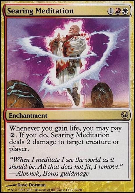 Featured card: Searing Meditation