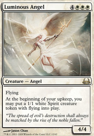 Luminous Angel feature for Mono White Spirit Enchant