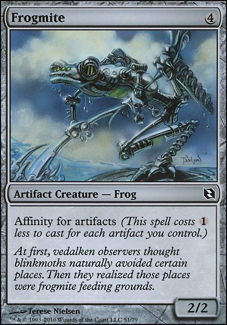 Frogmite feature for U Artifact Affinity