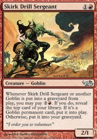 Skirk Drill Sergeant feature for Old School Goblin