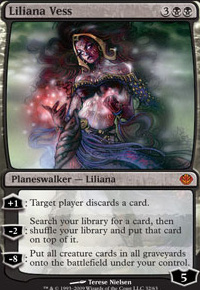 Liliana Vess feature for Liliana, Destroyer of Friendships (v5)