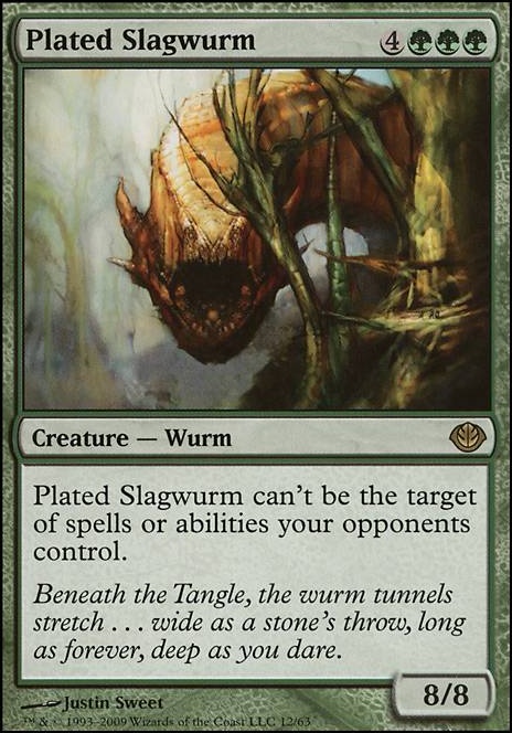 Plated Slagwurm feature for Vorinclex, Timmy Planeswalkers