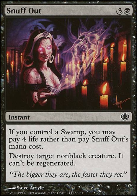 Snuff Out feature for Liliana Discard Reanimator