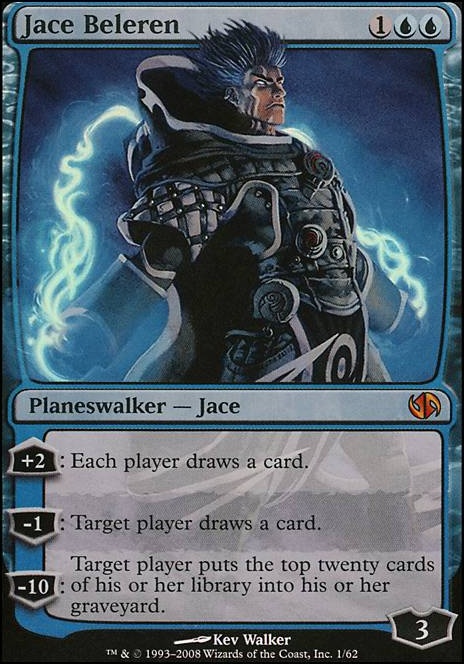 Jace Beleren feature for Screw you Esper and SCREW YOU AGGRO BLACK/RED