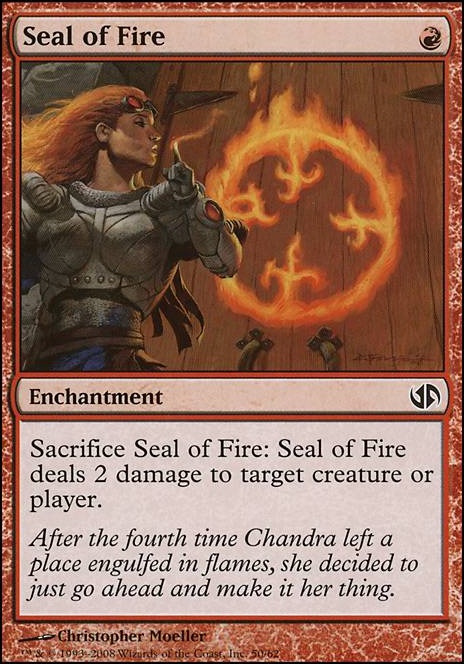 Featured card: Seal of Fire