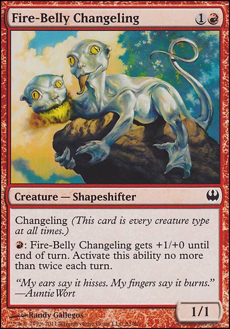 Featured card: Fire-Belly Changeling