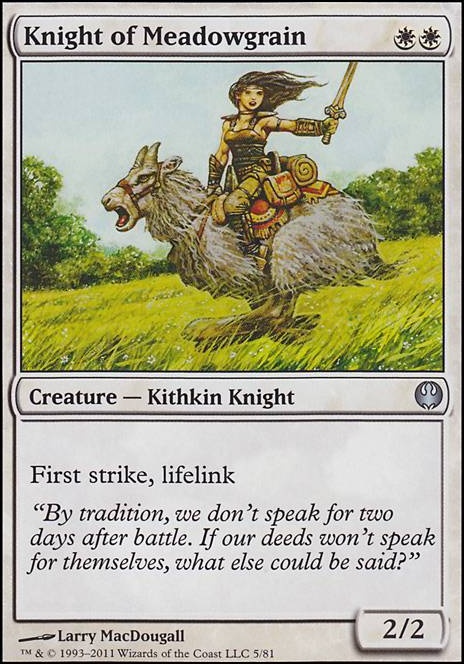 Featured card: Knight of Meadowgrain