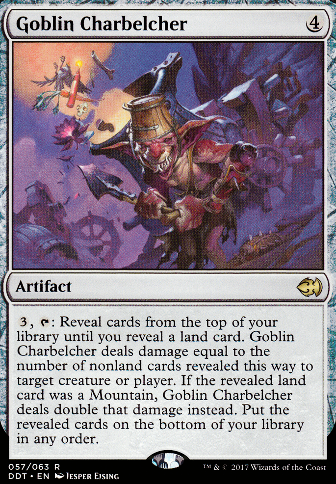 Goblin Charbelcher feature for no land edh