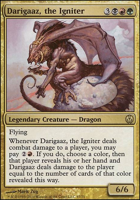 Commander: Darigaaz, the Igniter