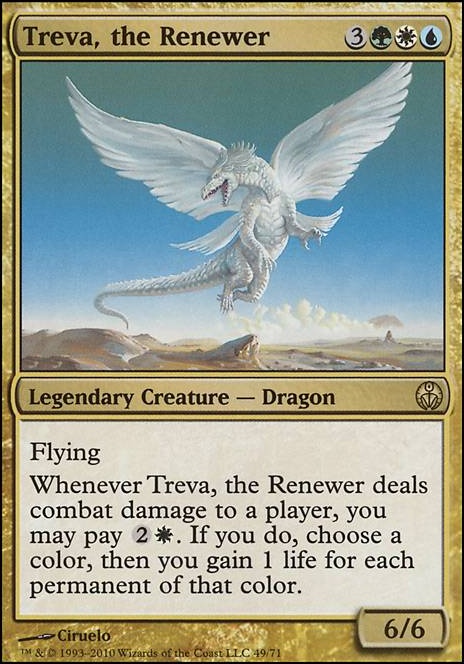 Treva, the Renewer feature for treva lifegain dragon commander